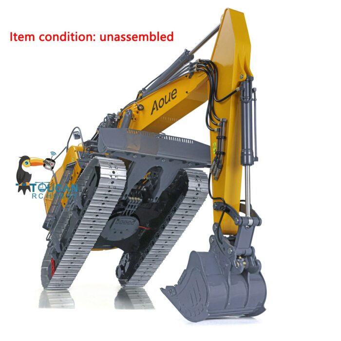 LESU 1/14 Metal RC Hydraulic Excavator Aoue ET35 Radio Control Construction Vehicle Model Pump Valve ESC Tracks THZH1295-SMT1 3