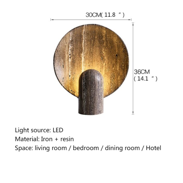 OUTELA Nordic Resin Table Light Modern LED Simple Creative Design Desk Lamp for Home Living Room Bedroom Decorative 5