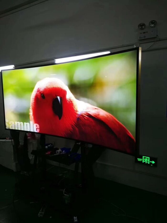 Big monitor display 100 105 inch LCD led hdm TV curved smart 4K television TV 1