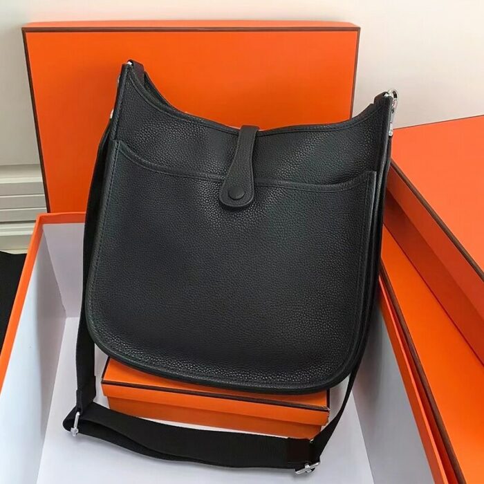 Donna-in 2022 Trend Orange Calfskin Shoulder Bag Women Luxury Designer Handbags Original Togo Real Leather Top Quality Plus Size 4