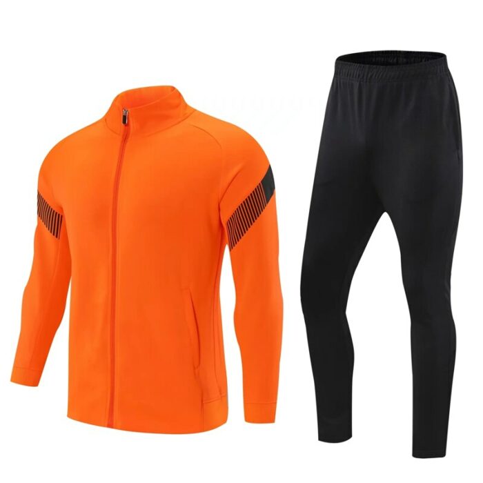 2 Pieces Sets Tracksuits Kids Men's Running Suits Adult Jogging Basketball Soccer Shirt Pants Gym Husband Sport Training Clothes 4