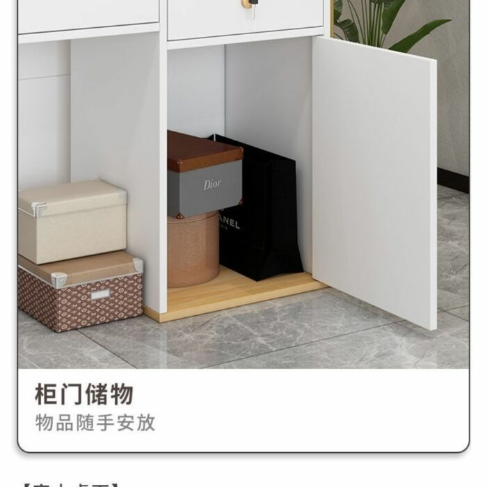 Cashier Simple and Modern Milk Tea Shop Reception Counter Clothing Store Front Desk Cashier Beauty Salon Shop Small Bar Counter 5