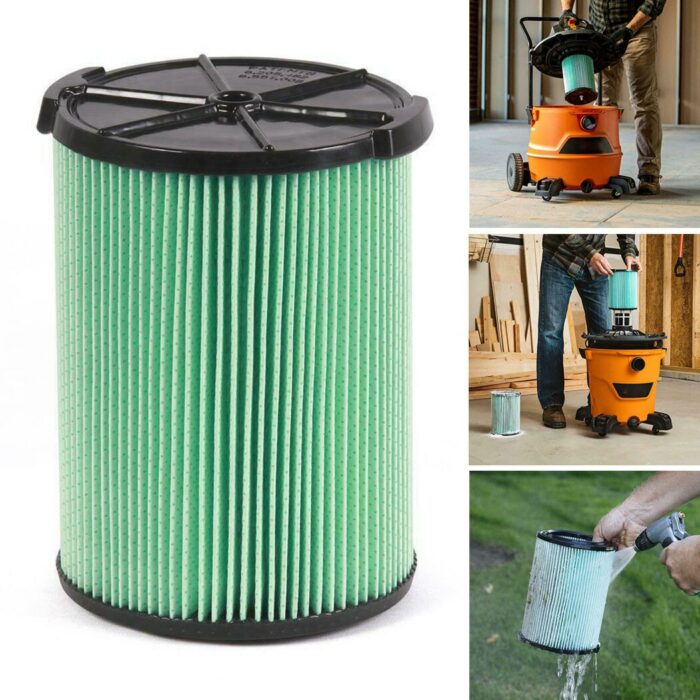 Paper Filter 5-Layer Allergen Pleated 5.0Plus Gal Paper For RIDGID Wet Dry Vacuum Cleaner VF6000 1