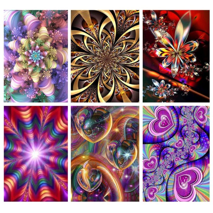 Abstract Diamond Painting kits Mosaic art Mandala Flower 5d Diy Diamond Embroidery Fantasy Floral Wall Stickers home decor 1