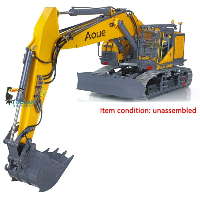 LESU 1/14 Metal RC Hydraulic Excavator Aoue ET35 Radio Control Construction Vehicle Model Pump Valve ESC Tracks THZH1295-SMT1 4