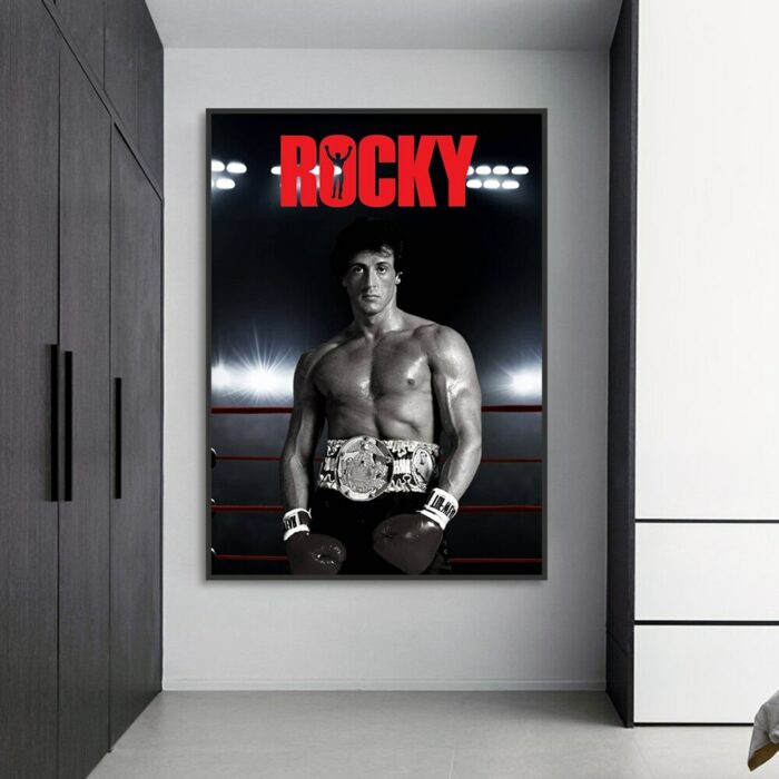 Boxing Bodybuilding Canvas Painting Posters Prints Wall Art Motivational Picture For Home Decor Suitable For Office Frameless 3