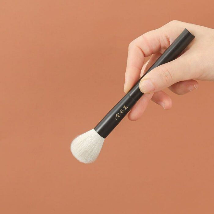 C89 Professional Handmade Make Up Brush Contour Blush Highlighter Brush Soft Saibikoho Goat Hair Ebony Handle Makeup Brushes 2