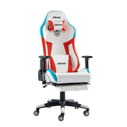 New high quality gaming chair,White red live computer chair,home armchair,office swivel chair PU leather gamer ergonomic chair 1