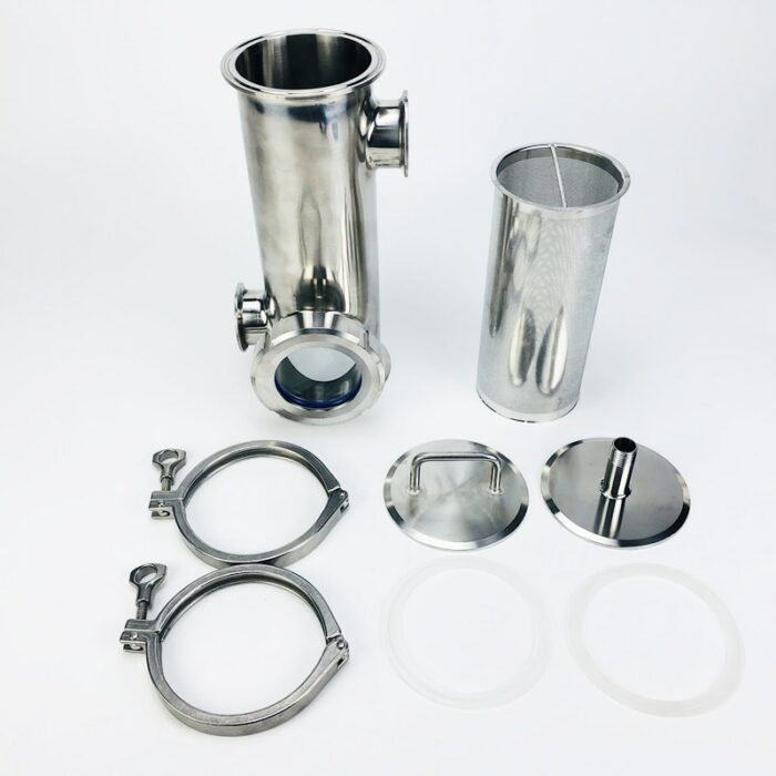 4"(102mm)OD119 Gin Basket Set For Homebrew With Filter Basket Of V-1500ml ,Connector 4"*4"X2"*2",Gin Basket Distillation 3