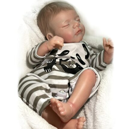 45CM High Quality Realistic Babies Doll Sam Baby Reborn Toddler Popular Doll Soft Cuddle Body 2