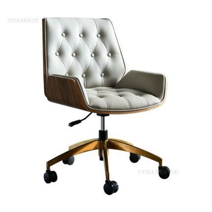 Nordic Office Chairs Office Furniture Swivel Chair Computer Chair for Bedroom Armchair Backrest Chair Desk Chair Vanity Chair 1