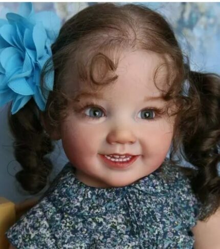 28inch Reborn Doll Kit Cammi Baby Toddler Smile Face Doll Parts Soft Touch Fresh Color With Body 1