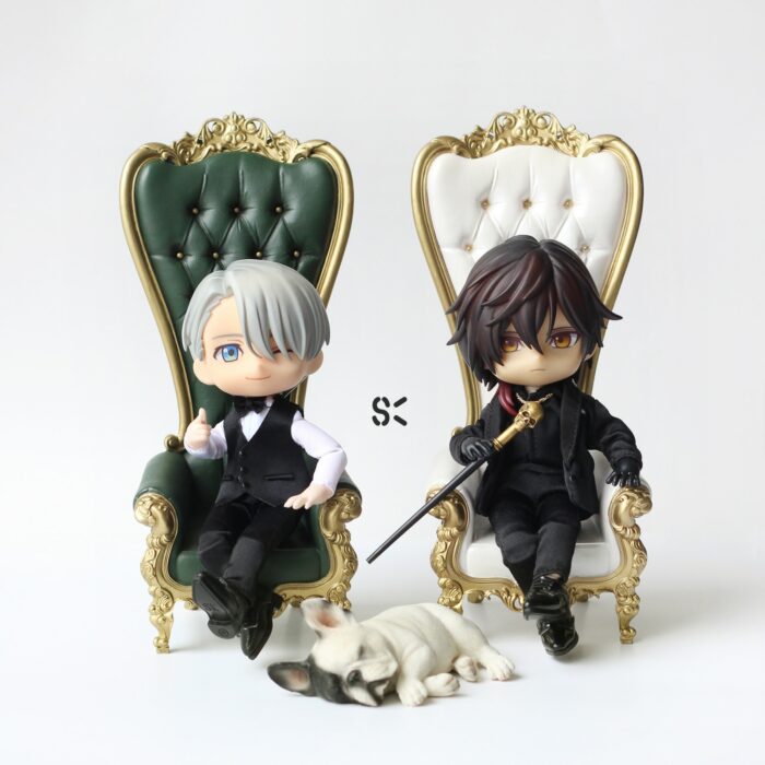 SK Couture King's chair for Obitsu 11, OB11, Gsc doll, 2Ddoll 1