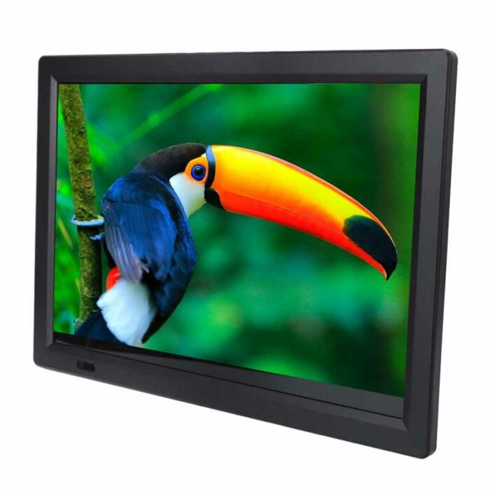 14 Inch Car Digital Television Multifunction Portable Digital Analog TV with Same Screen Function US Plug 110‑220V 4