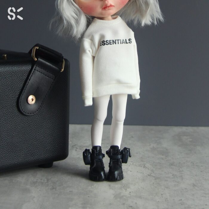 SK Couture Bag Boots for Blythe 1/6 BJD, YOSD, Pureneemo, Obitsu 22, OB24, Jacoosun doll 2