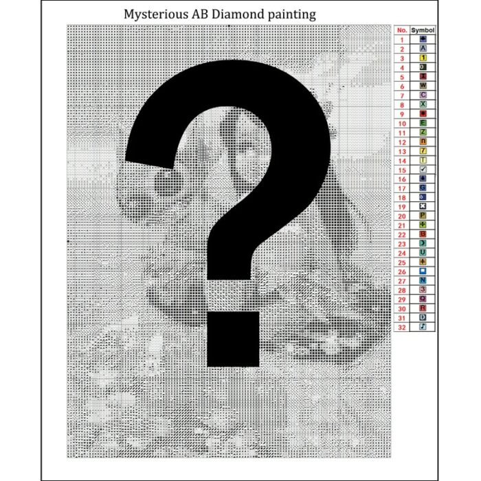 Mystery AB Square Mysterious Diamond Painting Full Drill Mosaic Art Rhinestones Diy Diamond Embroidery Cross Stitch Home Decor 1