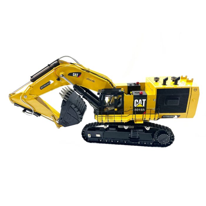 1/12 Heavy Metal Hydraulic Excavator Model 6015B with Headlight Sound RC Excavator Model Toy 4