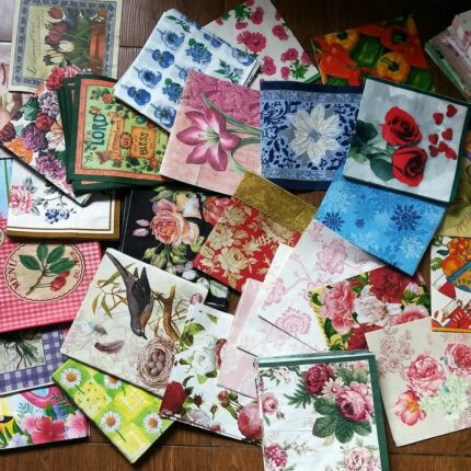 30 Sheets Assorted Paper Napkins for Decoupage Art Retro Vintage Decoupage Tissue Decorative Craft Decoupage Papers 1