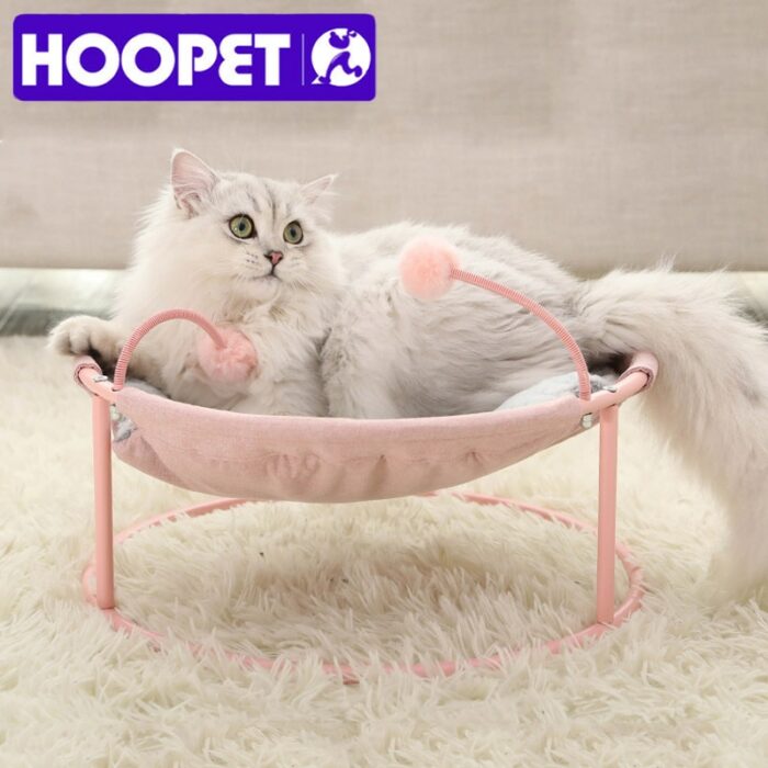 HOOPET Cat Bed Pet Hammock Cats Beds Indoor Cat House Mat for Warm Small Dogs Bed Kitten Window Lounger Cute Sleeping Mats 2