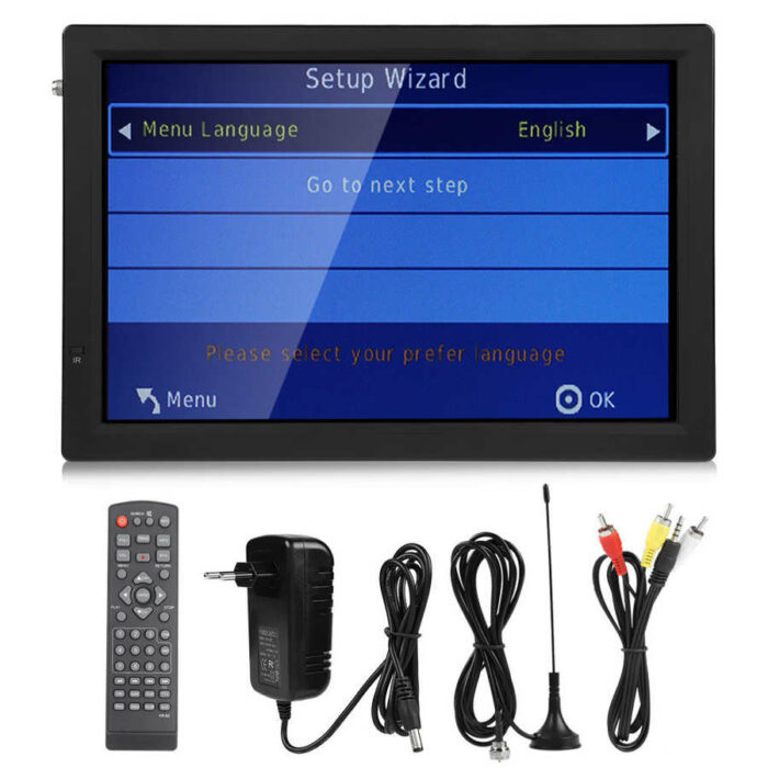 LEADSTAR television 14in 1080P Car Digital TV ATV High Sensitivity Tuner Portable TV for ATSC-T/T2 lcd tv For Korea 1