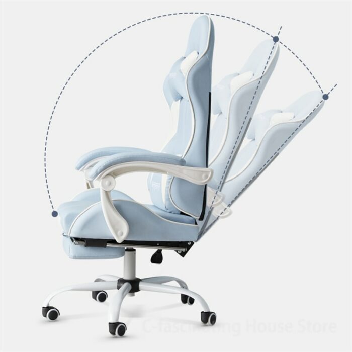 E-sports Chair Girls Makeup Chair Comfortable Sedentary Gaming Chair Computer Chair Ergonomic Chair Office Chairs for Bedroom 5