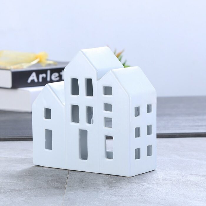 Nordic Decoration Home House Figurines Ceramic Home Decor Office Desktop Table 1