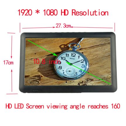 Leadstar HD 10.8 Inch LED DVBT2/DVBT Analog Portable Mini Tv Support H265/Hevc Dolby Ac3 For Home Car Boat Outdoor 2