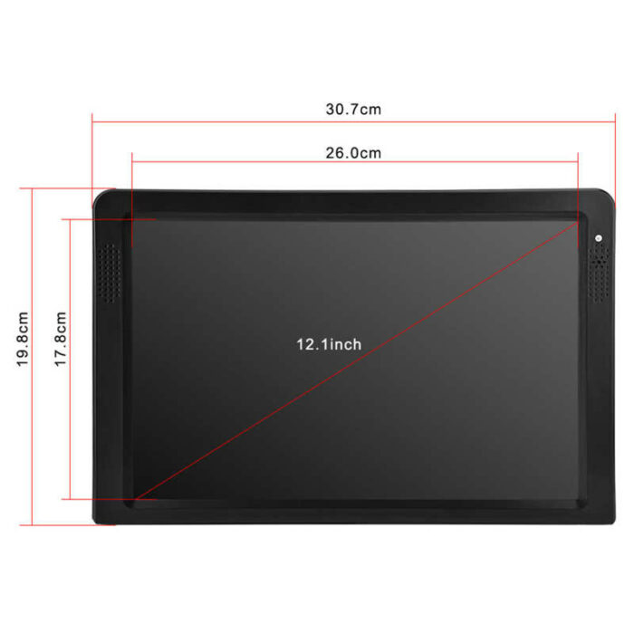 LEADSTAR 12.1 Inch TFT Player Rechargeable Digital Color TV Television Player TFT-LED Screen TV Portatil Digital TV 4