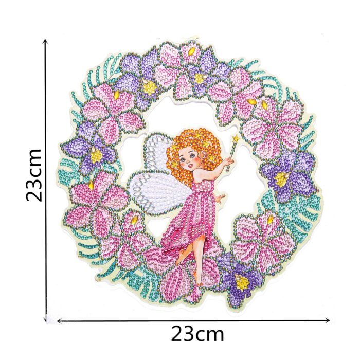 DIY Diamond Painting Wreath for Door Diamond Embroidery Kit Special Shaped Drill Cross Stitch Diamond Art Craft Home Decoration 3