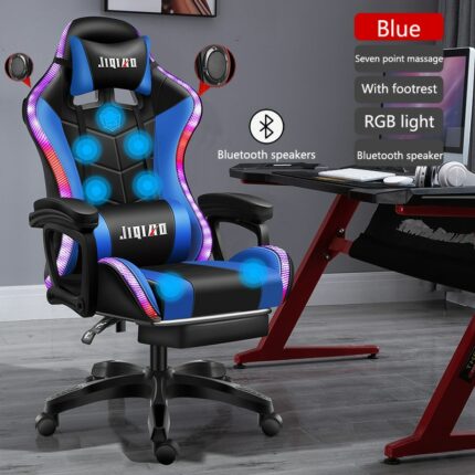 Gaming chair, office chair PU leather chair, ergonomic adjustable racing chair, swivel computer chair RU Warehouse freeshipping 1