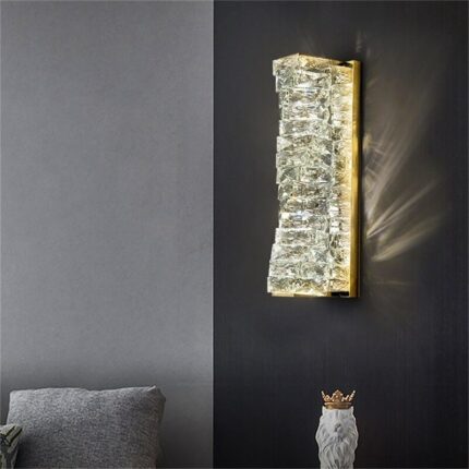 OUTELA Contemporary Luxury Wall Lamp Creative LED Lighting Scones Indoor Crystal Decorative Home Fixtures 2