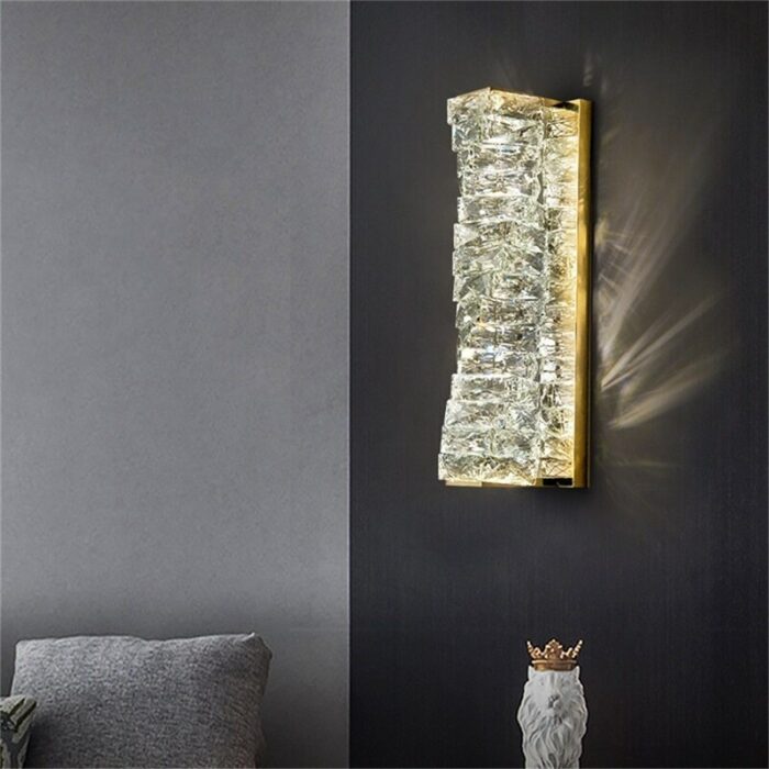 OUTELA Contemporary Luxury Wall Lamp Creative LED Lighting Scones Indoor Crystal Decorative Home Fixtures 2