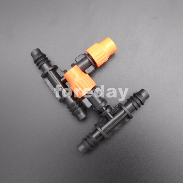 1000PCS NEW Tee micro spray atomizing nozzle 8MM T-joint adjustable Home Gardening 8 9MM 1000PCS PER LOT greenhouses*FD037X1000 4