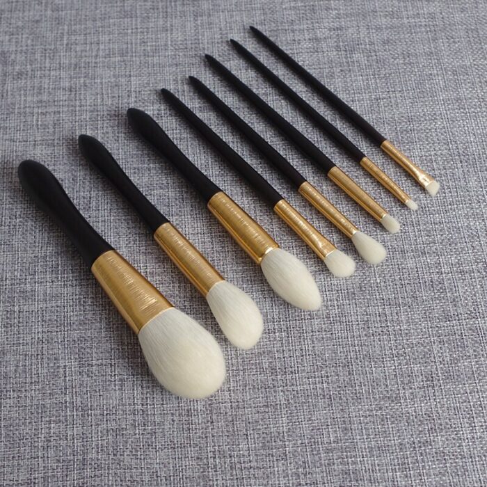 Professional Handmade Make Up Brush Set Soft Saikoho Goat Hair Face Powder Eye Shadow Brush Acrylic Handle Makeup Brushes Kit 3