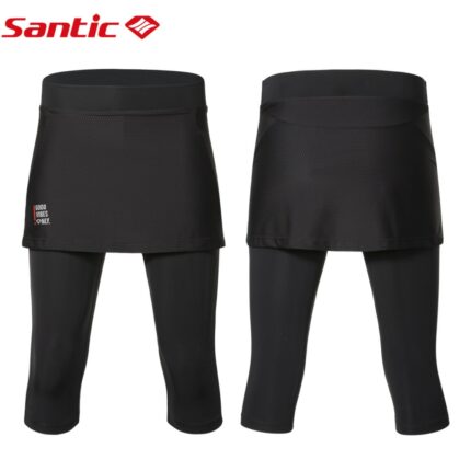 Santic Women's Cycling Pants Cycling Culottes Cycling Pants Breathable Casual Sports Shorts 1