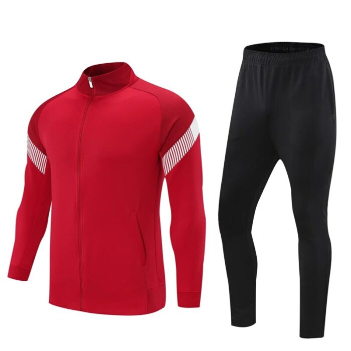 2 Pieces Sets Tracksuits Kids Men's Running Suits Adult Jogging Basketball Soccer Shirt Pants Gym Husband Sport Training Clothes 5