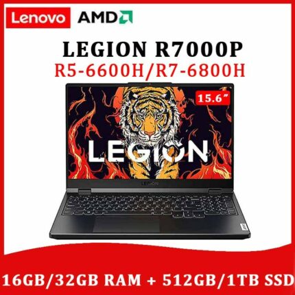 Lenovo LEGION R7000P Gaming Laptop 2022 New 15.6inch R5-6600H/R7-6800H 32GB RAM 512G/1TB SSD RTX3050Ti 165Hz Windows 11 Notebook 1