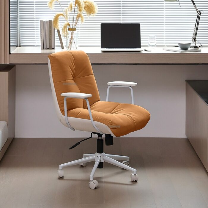 Nordic Flannel Office Chairs Office Furniture Home Bedroom Student Study Ergonomic Chair Lift Swivel Gaming Computer Chair CN 3