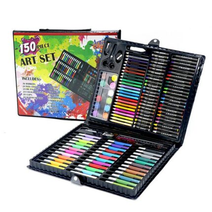 150PCS Creative Painting Graffiti Paint Brush Set Art Toy Children Daily Entertainment Drawing Education Toys For Kids Gift Box 1