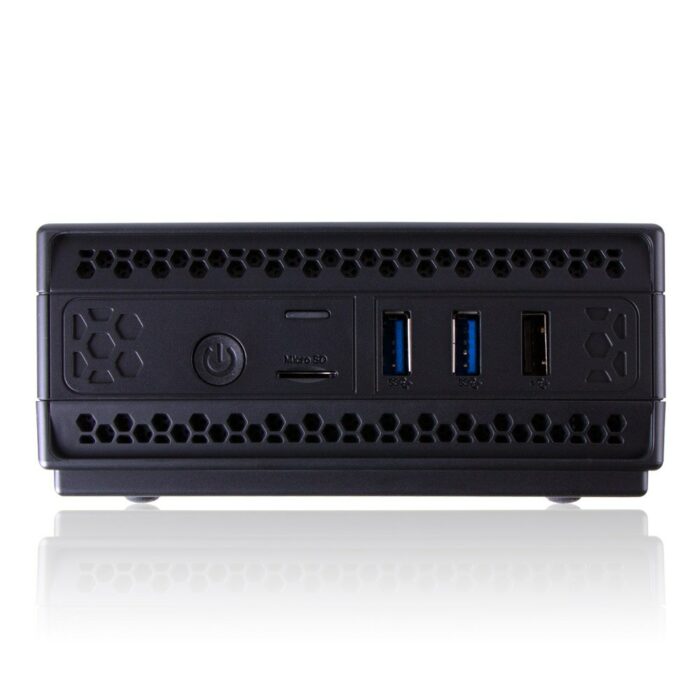 Intel Quad Core J4125 Fanless Mini PC Desktop Computer Windows 10 Linux HTPC Supper Slient 3