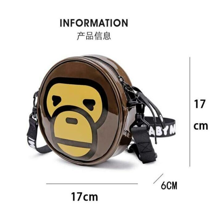 Tided Brand Round Kid Bag Cartoon Animal Crossbody Shouder Bag For Children Mini Purse Round Bag Gifts For Kid Bag For Boy Girl 3