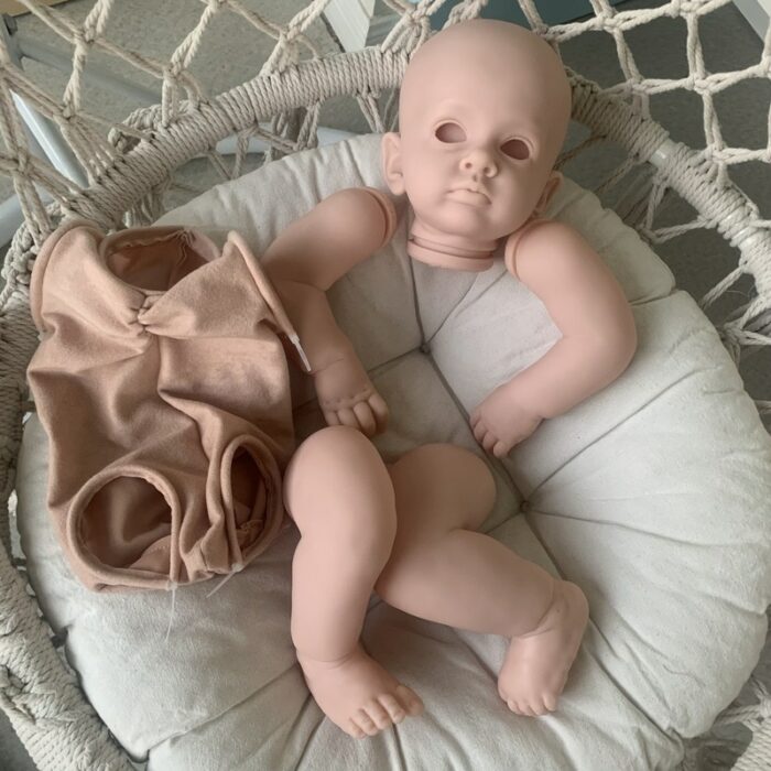 23inch Tutti Reborn Doll Kit with COA Rare Limited Sold Out Edition Cute Baby DIY Unfinished Unpainted Doll Parts Blank Doll Kit 3