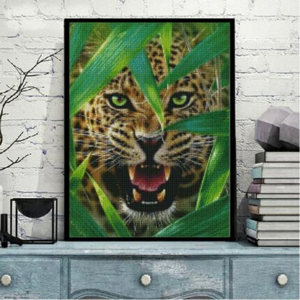 AB Diamond Painting Tiger Leopard Embroidery Animal DIY Mosaic 5D Drill New Arrival Wall Art Wall Stickers Home Decor 2