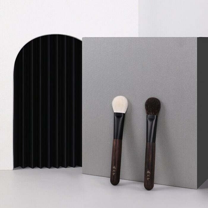 116 Professional Handmade Make Up Brush Small Blush Highlighter Brush Soft Saibikoho Goat Hair Red Sandalwood Makeup Brushes 3