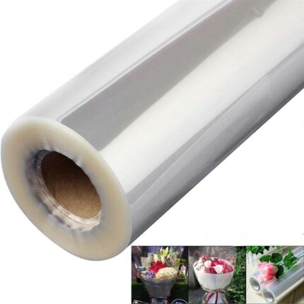 1 Roll Clear Cellophane Wrap Roll For Gift Flower Bouquet Baskets Wrapping Arts And Crafts Supplies Packaging Cellophane 1