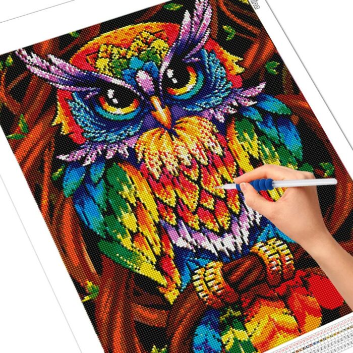 5D DIY Diamond Painting Owl Rhinestone Art Diamond Embroidery Animals Sale Mosaic Cross Stitch Kit Home Decor Gift 3