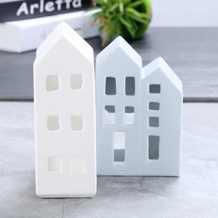 Nordic Decoration Home House Figurines Ceramic Home Decor Office Desktop Table 5