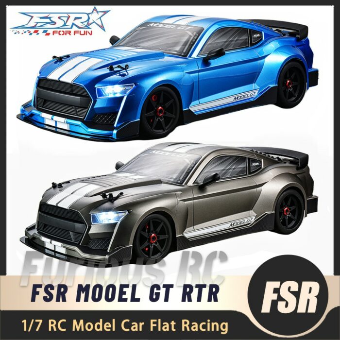 FSR MOOEL GT 4WD RTR 2.4GHz 6S Brushless 1/7 RC Simulation Electric Remote Control Model Car Flat Racing Vehicle Adult Kids Toys 1