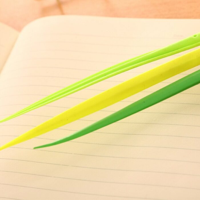 60pcs Wholesale Stationery Green Grass Pen Decoration Student Stationery Fashion Office Supplies Signature Pen Wholesale Gifts 5