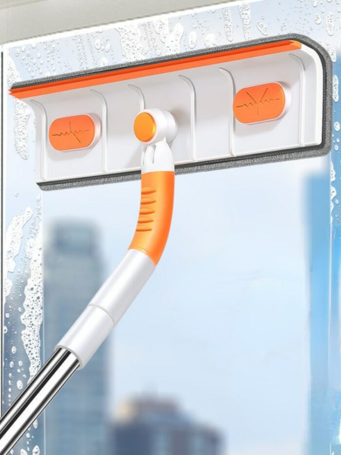 Window Clean Squeegee Mop Soft Microfiber Wiper Telescopic Glass Brush Multi-function Scraper Cleaning Dust Household Clean 5